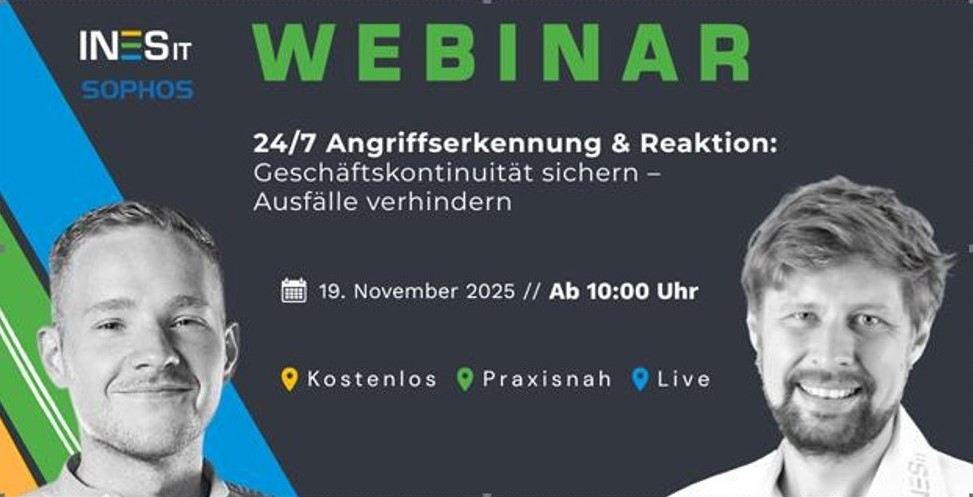 NEUES WEBINAR der INES AG am 19. November 2025!